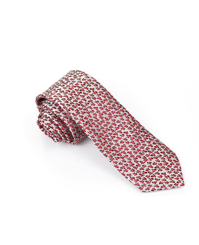 Corbata de seda jacquard hecha a mano con diseño de paisley FN-018 para hombre
