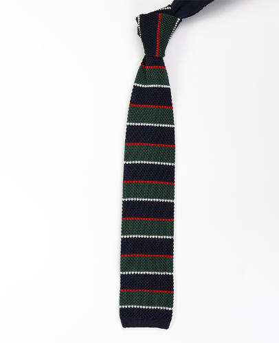Corbata hecha punto a rayas tricolor modificada para requisitos particulares FN-111
